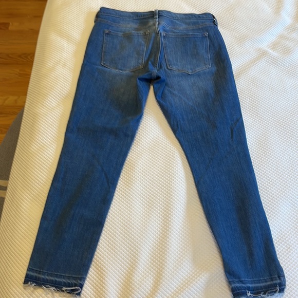 Banana Republic skinny ankle jeans with distressed hem. Size 29. 27” inseam. - Picture 4 of 6